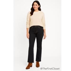 Faded Glory Stretch‎ Black Bootcut Jeans Petite 10